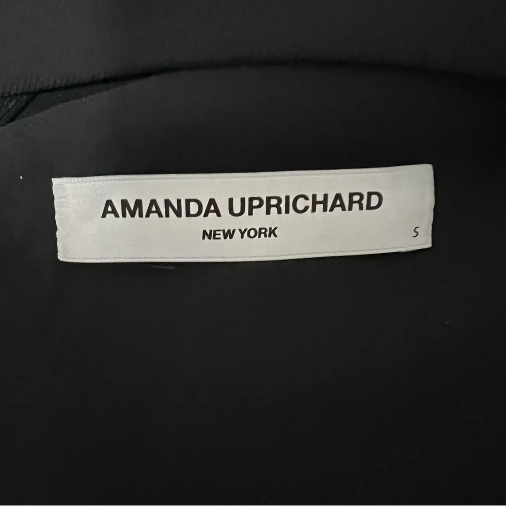 NEW NWOT Amanda Uprichard X Revolve Conetta One Shoulder Wrap Maxi Gown Black